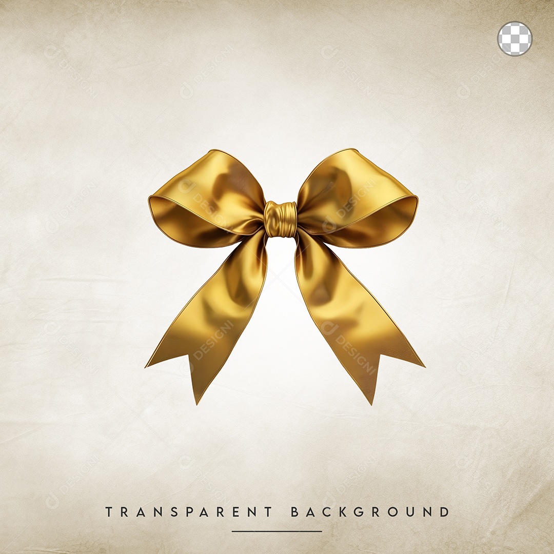 Elemento 3D  Laço Para Composição PSD