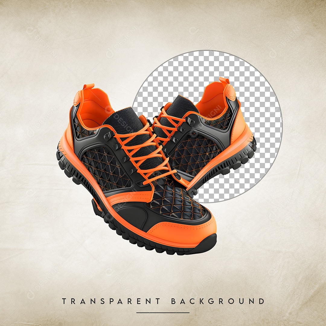 Elemento 3D Tenis Para Composição PSD