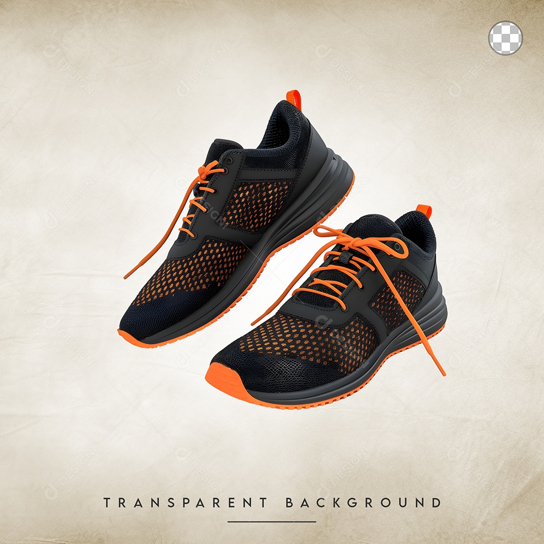 Elemento 3D Tenis Para Composição PSD