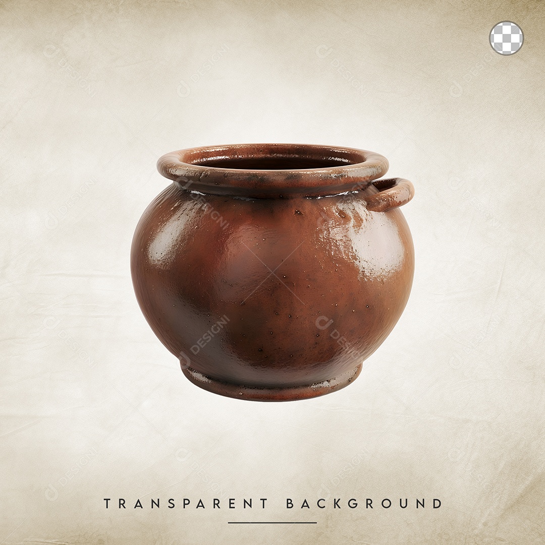 Elemento 3D Panela Para Composição PSD