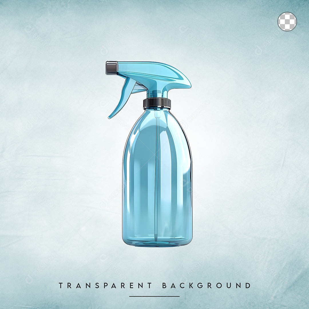 Elemento 3D Pulverizador Para Composição PSD