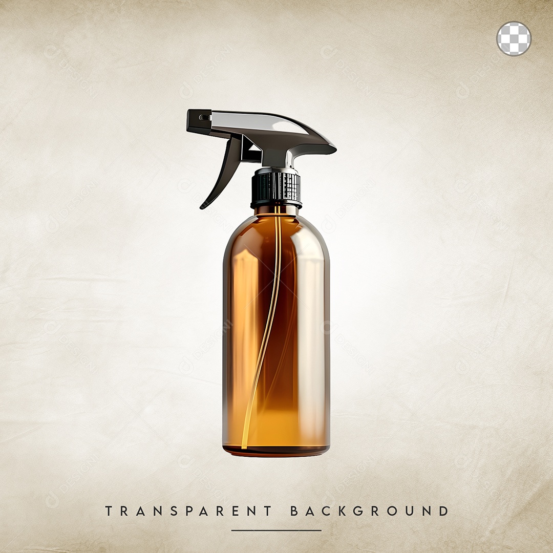 Elemento 3D Pulverizador Para Composição PSD