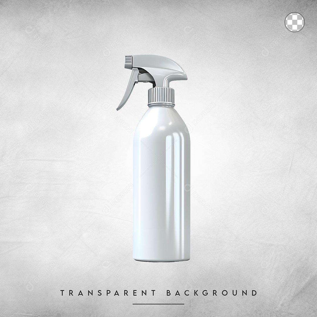 Elemento 3D Pulverizador Para Composição PSD