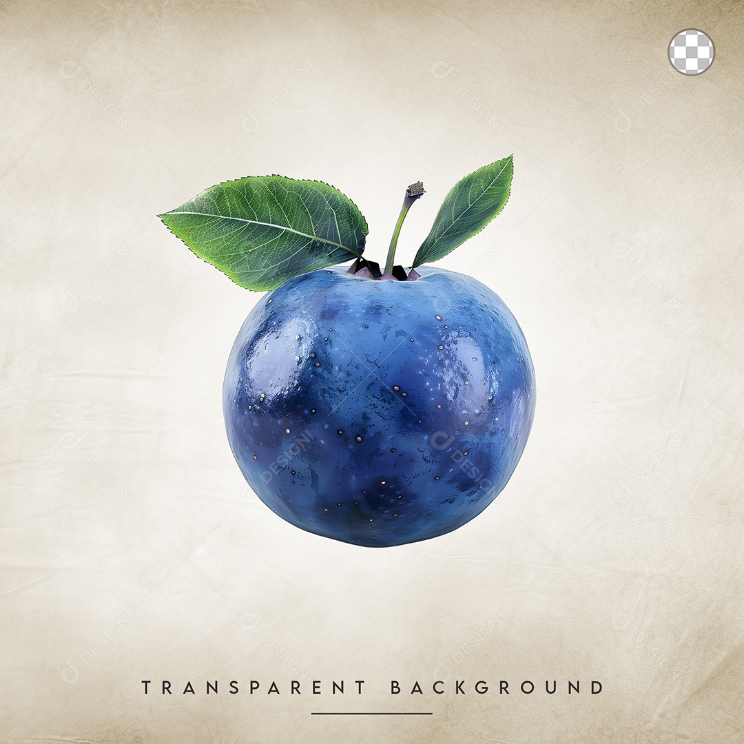 Elemento 3D Uva Para Composição PSD