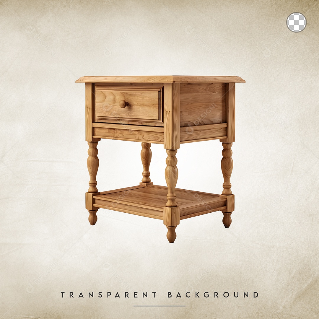 Elemento 3D Mesa Para Composição PSD
