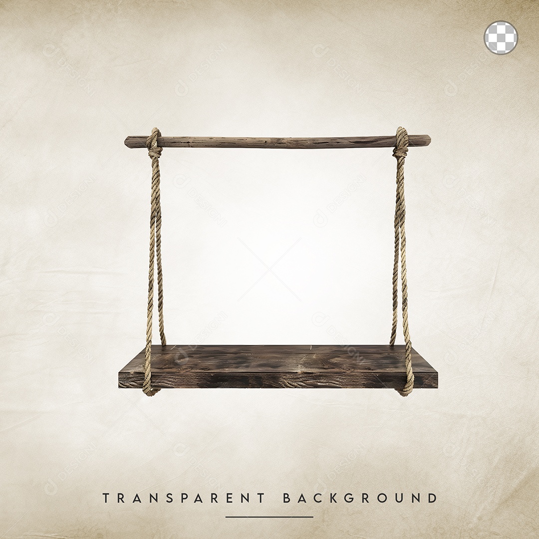 Elemento 3D Prateleiras Para Composição PSD