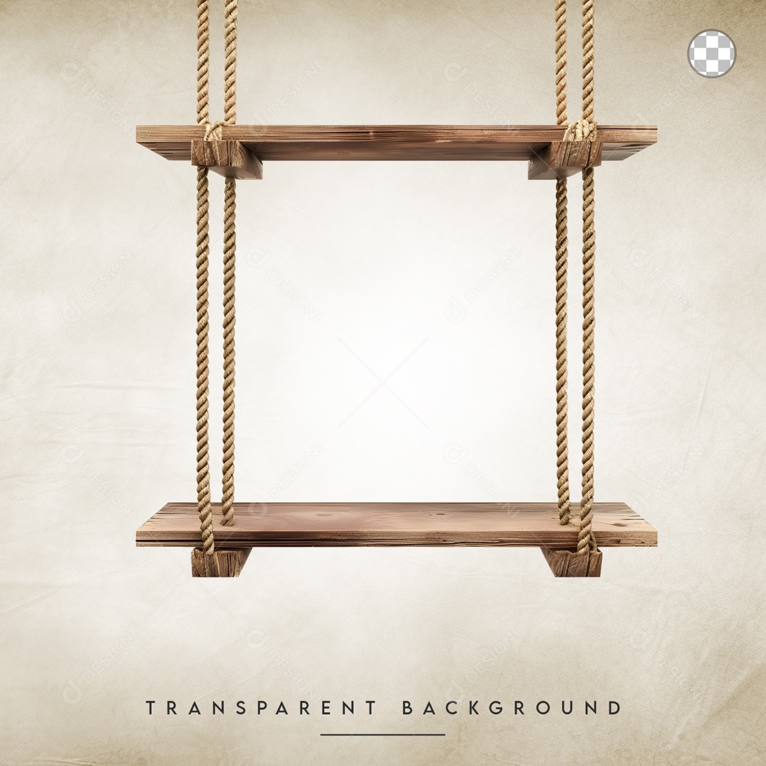 Elemento 3D Prateleiras Para Composição PSD