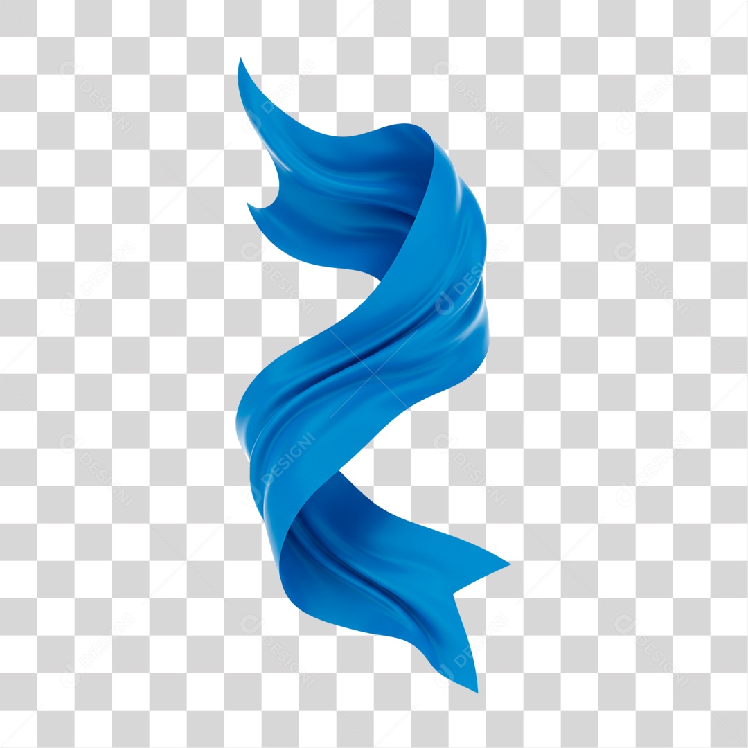 Fita Azul PNG Transparente
