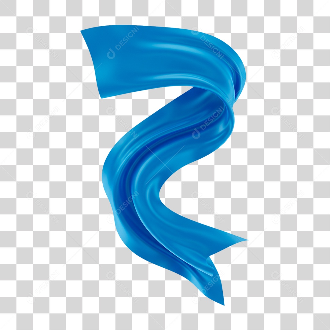 Fita Azul PNG Transparente