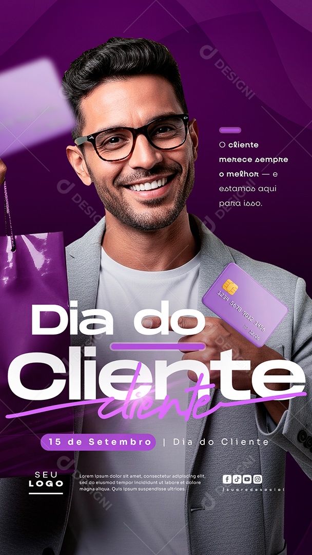 Stoory Dia Do Cliente 15 de Setembro Social Media PSD Editável