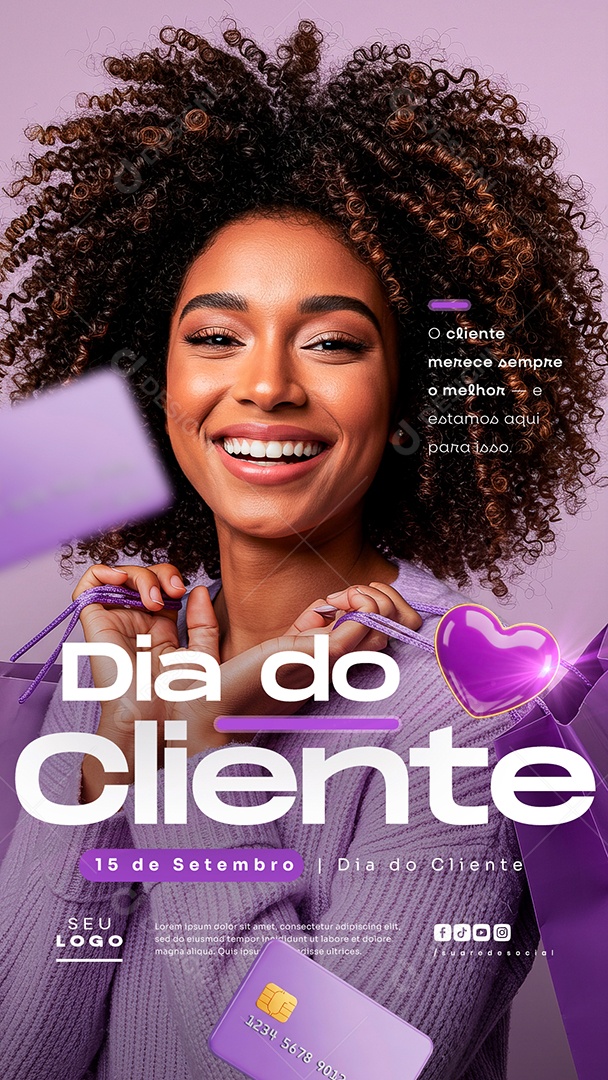 Story Dia Do Cliente15 de Setembro Social Media PSD Editável