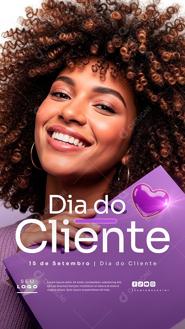 Story Dia Do Cliente 15 de Setembro Social Media PSD Editável