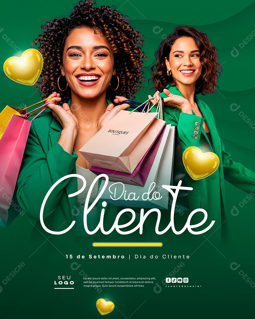 Dia Do Cliente 15 de Setembro Social Media PSD Editável
