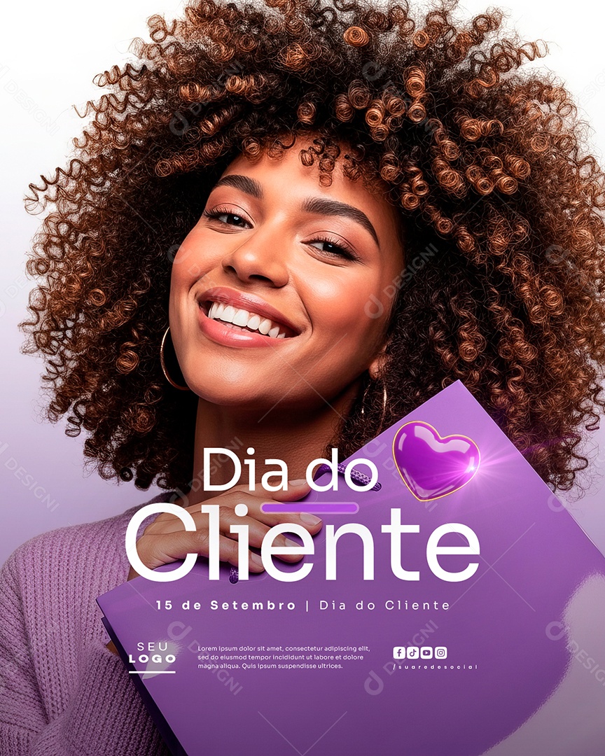 Dia Do Cliente 15 de Setembro Social Media PSD Editável