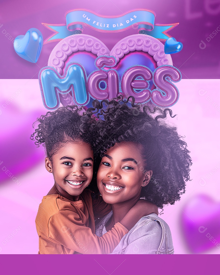 Um Feliz Dia das Mães 11 de Maio Social Media PSD Editável