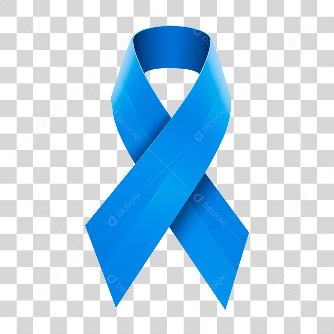 Laço Azul PNG Transparente