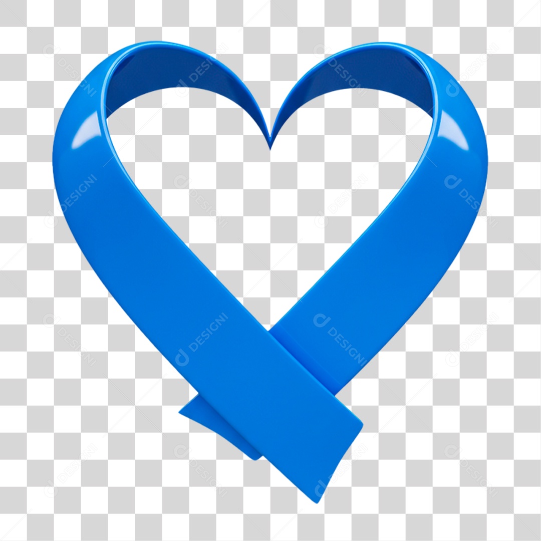 Laço Azul PNG Transparente