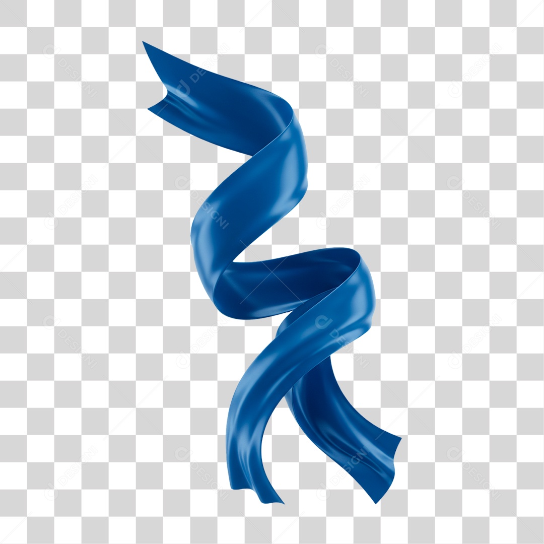 Fita Azul PNG Transparente