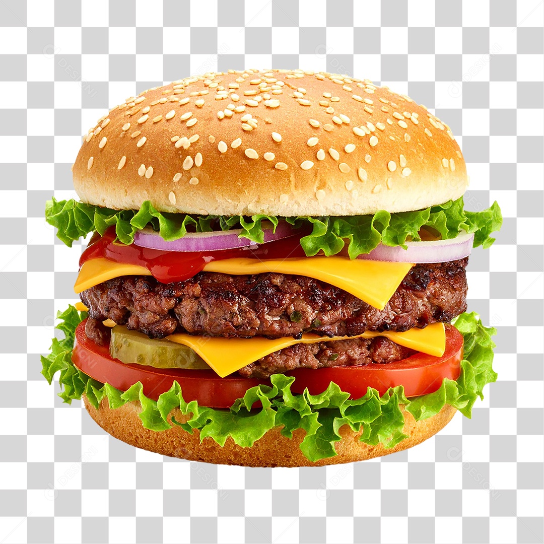 Hambúrguer Lanche Sanduiche PNG Transparente