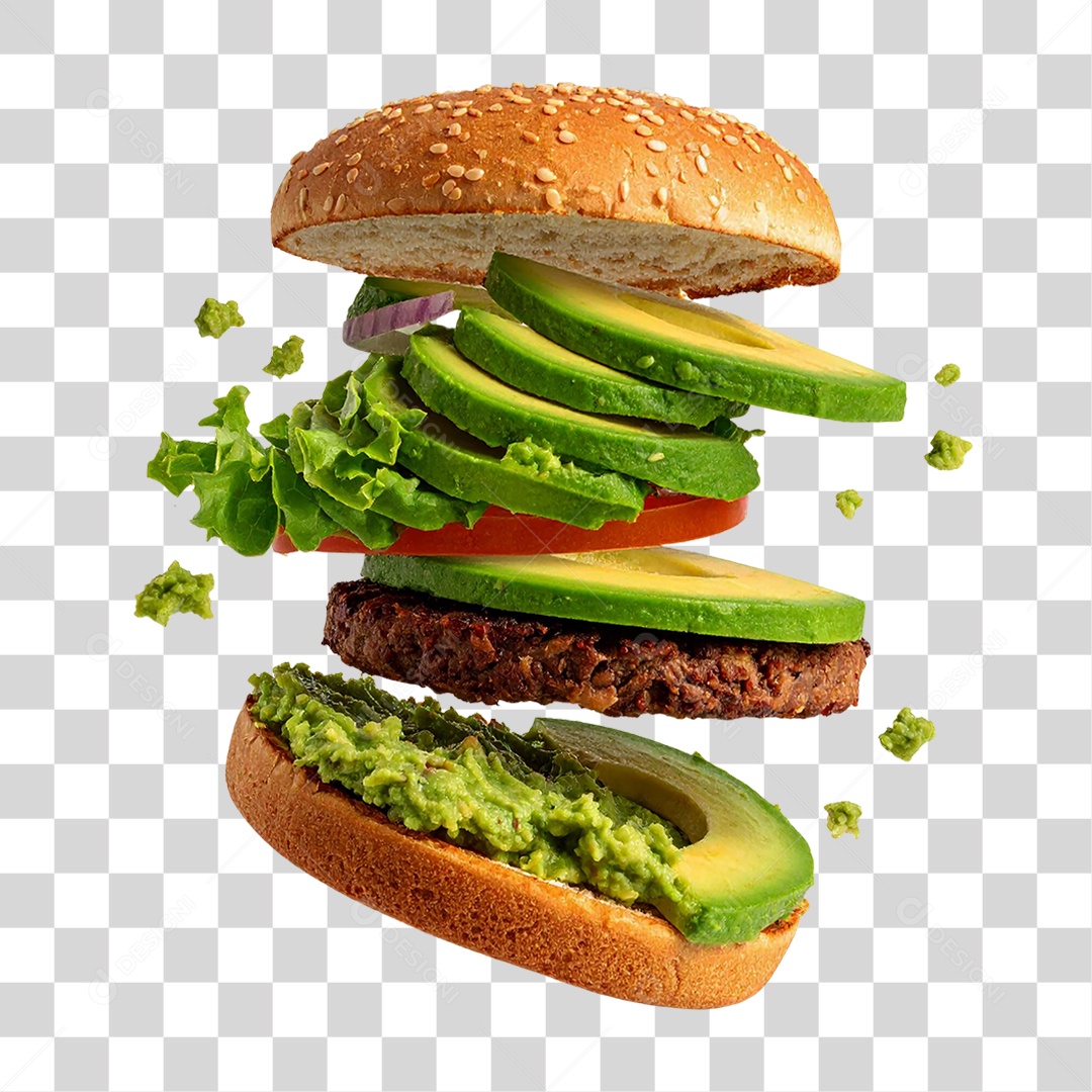 Hambúrguer Lanche Sanduiche PNG Transparente