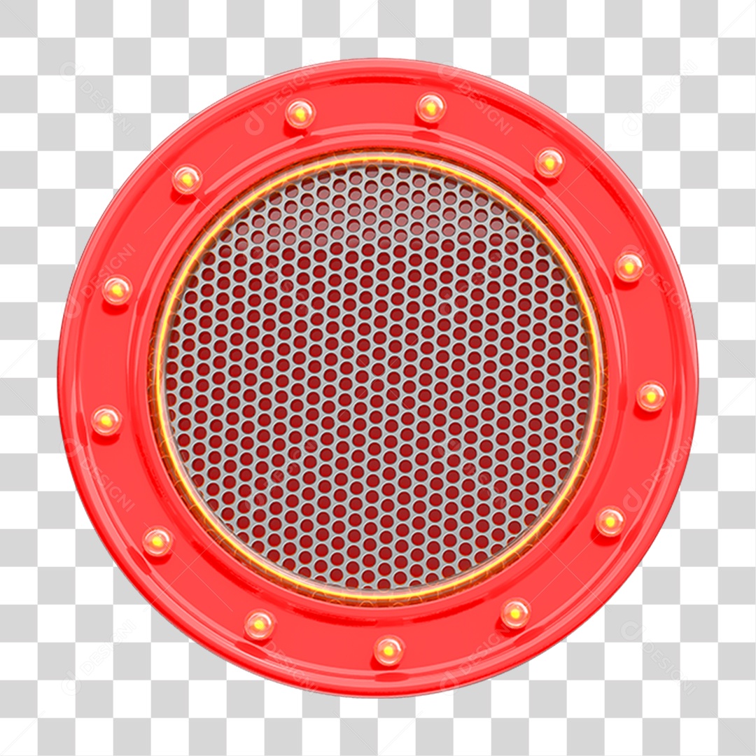 Placa de Metal com Led PNG Transparente