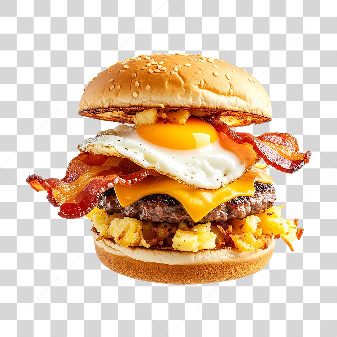 Hambúrguer Lanche Sanduiche PNG Transparente