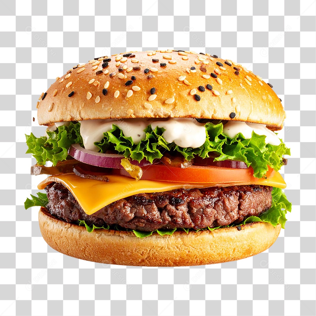 Hambúrguer Lanche Sanduiche PNG Transparente
