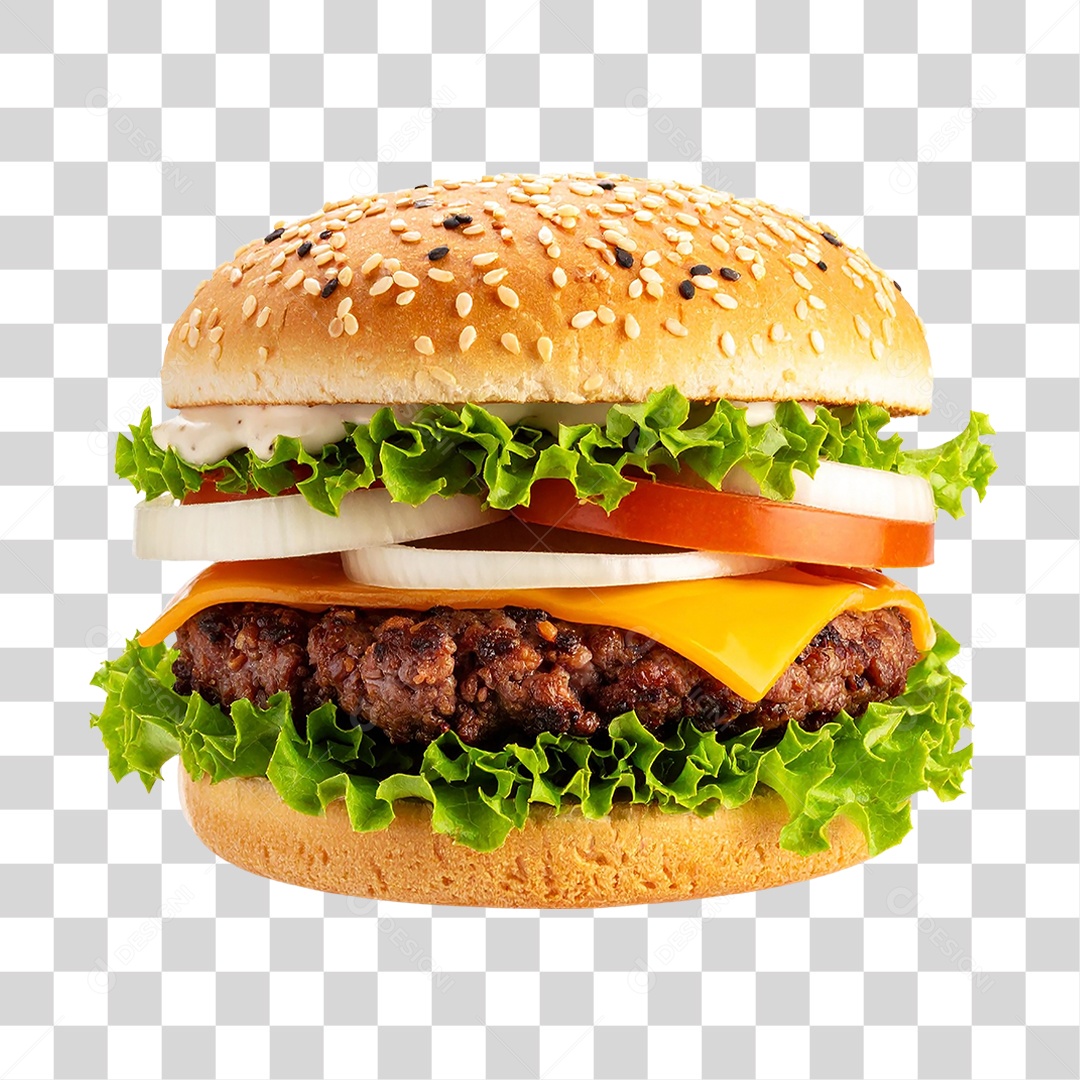 Hambúrguer Lanche Sanduiche PNG Transparente
