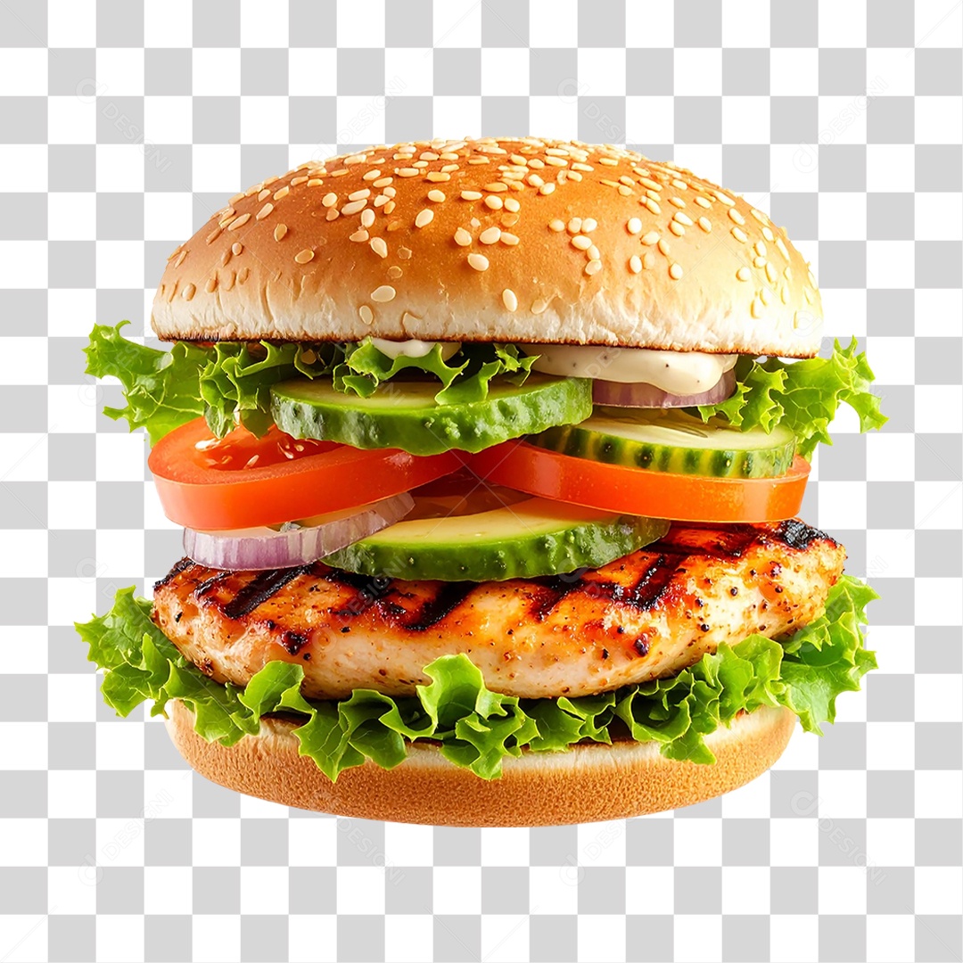 Hambúrguer Lanche Sanduiche PNG Transparente