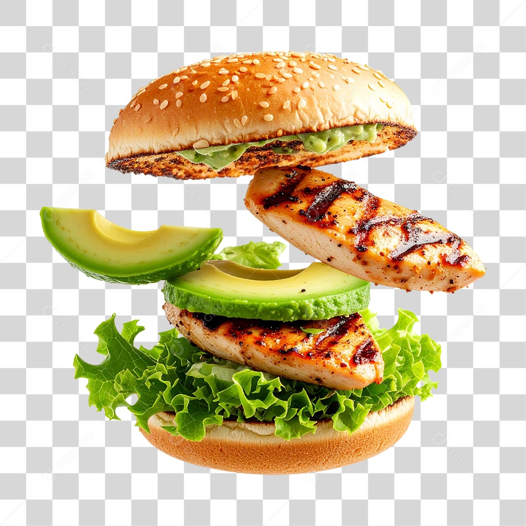 Hambúrguer Lanche Sanduiche PNG Transparente