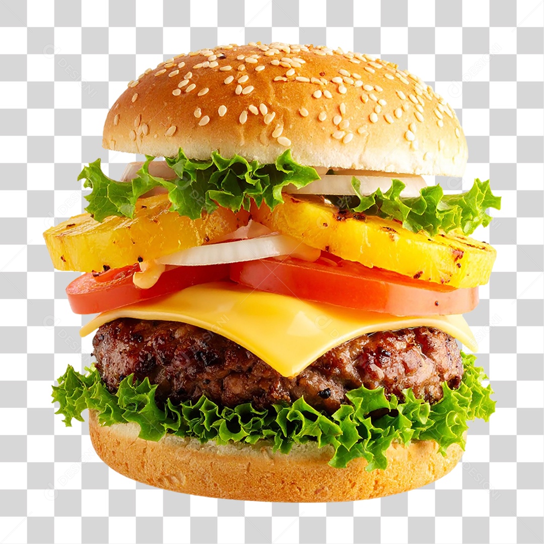 Hambúrguer Lanche Sanduiche PNG Transparente