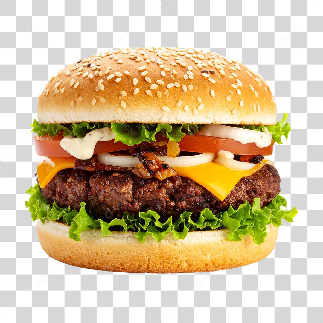 Hambúrguer Lanche Sanduiche PNG Transparente