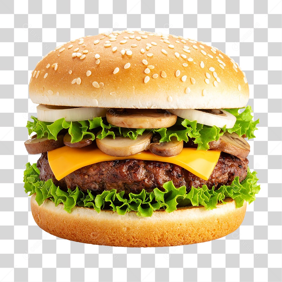 Hambúrguer Lanche Sanduiche PNG Transparente