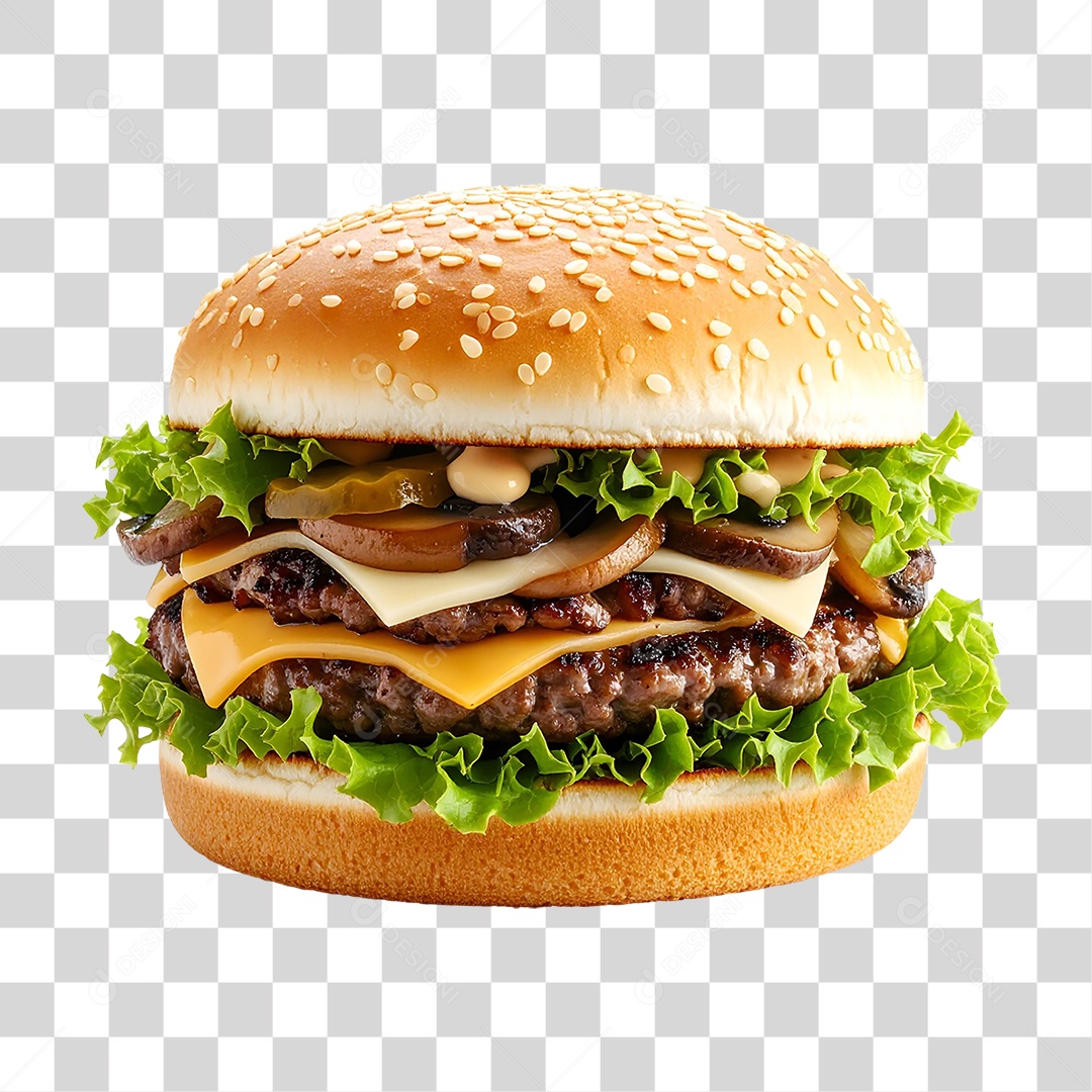 Hambúrguer Lanche Sanduiche PNG Transparente