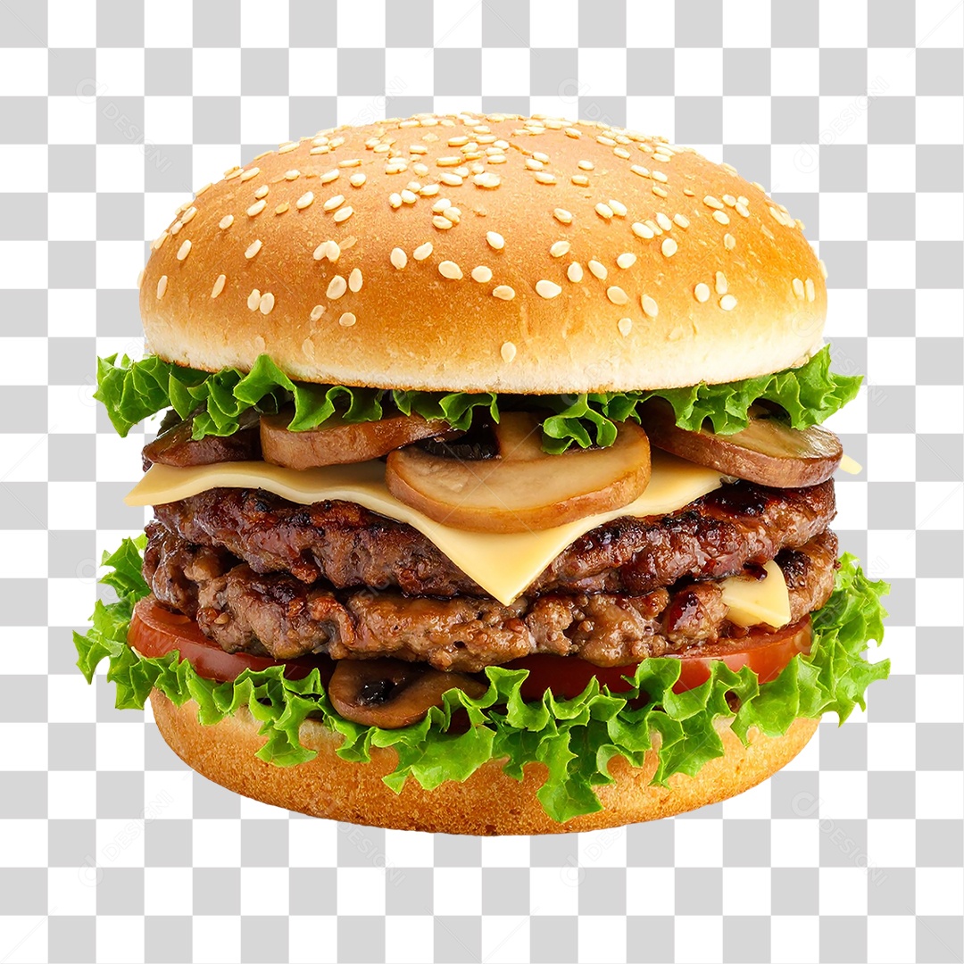 Hambúrguer Lanche Sanduiche PNG Transparente