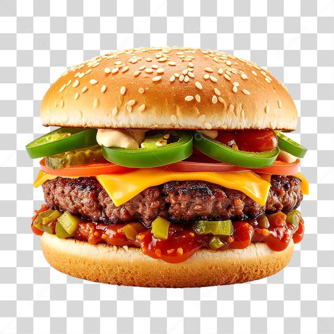 Hambúrguer Lanche Sanduiche PNG Transparente