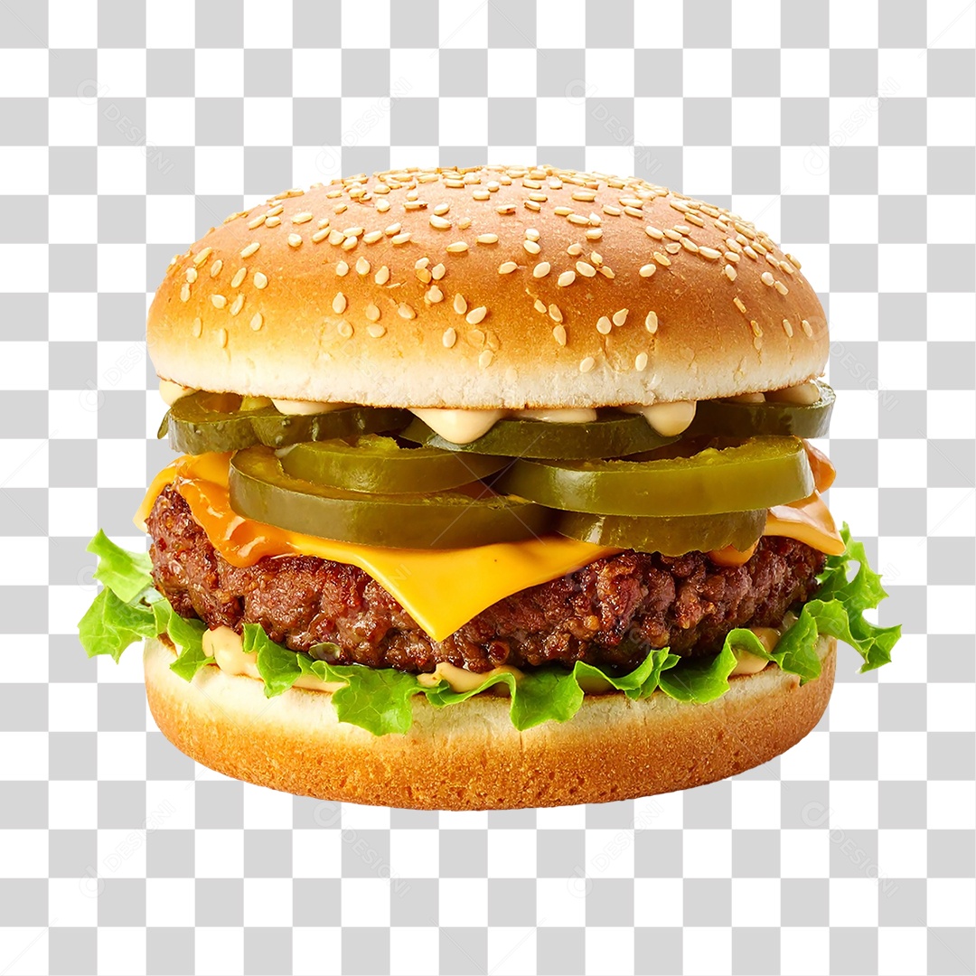 Hambúrguer Lanche Sanduiche PNG Transparente