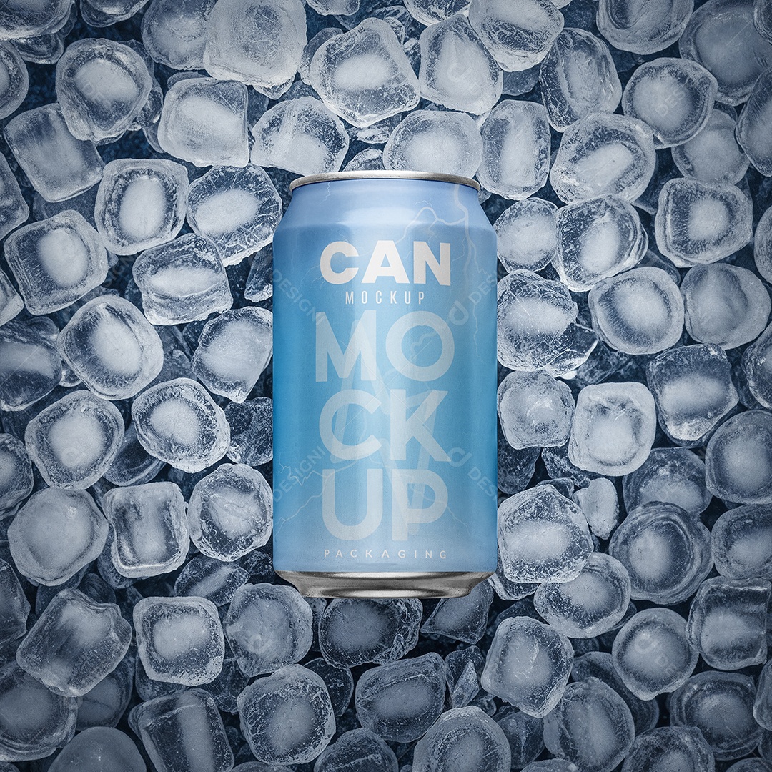 Mockup de Lata PSD Editável