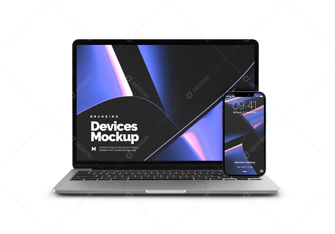 Mockup Computador PSD Editável