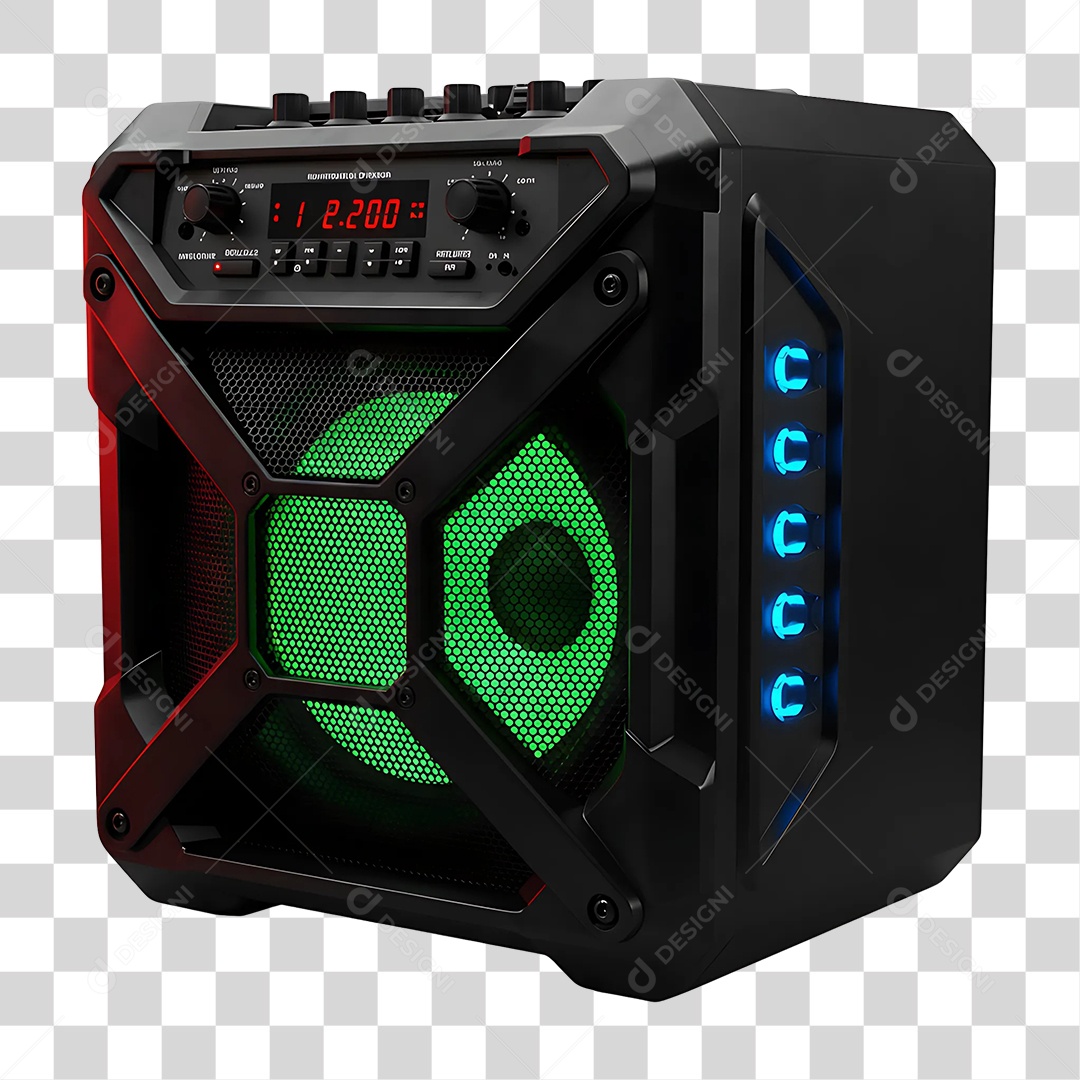 Transparent PNG Acoustic Speaker 3D Element