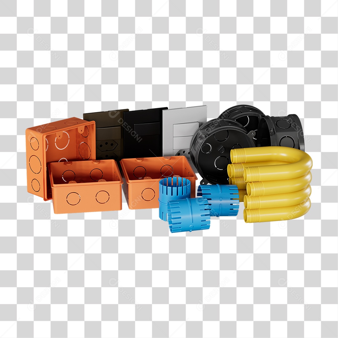 Materiais de Acabamento Elétrico Construção PNG Transparente