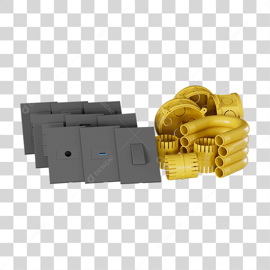 Materiais de Acabamento Elétrico Construção PNG Transparente