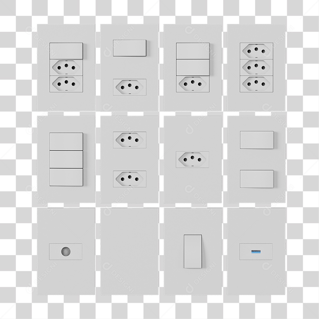 Materiais de Acabamento Elétrico Construção PNG Transparente