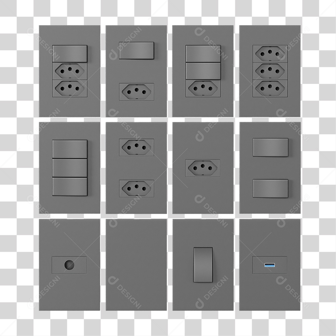 Materiais de Acabamento Elétrico Construção PNG Transparente