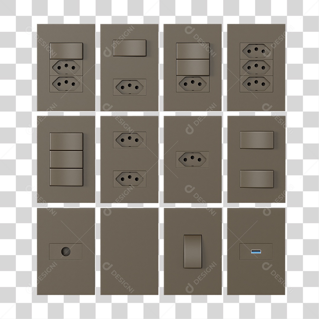 Materiais de Acabamento Elétrico Construção PNG Transparente
