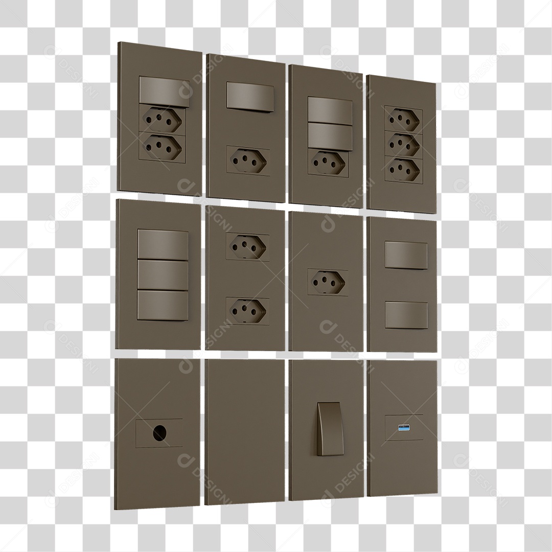 Materiais de Acabamento Elétrico Construção PNG Transparente