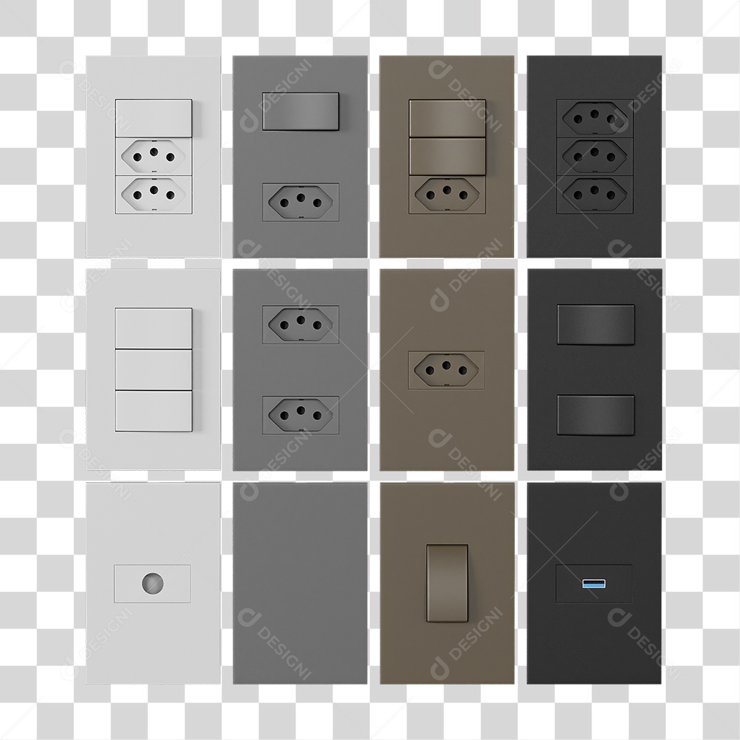 Materiais de Acabamento Elétrico Construção PNG Transparente