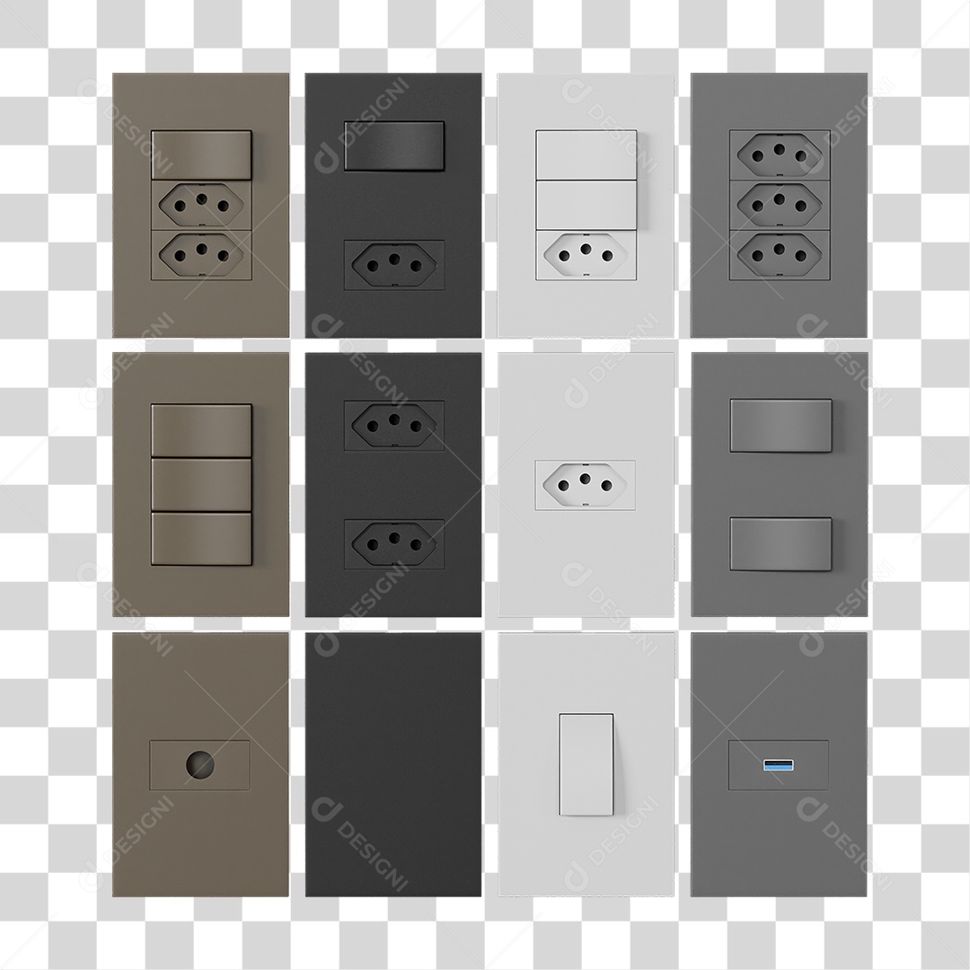 Materiais de Acabamento Elétrico Construção PNG Transparente