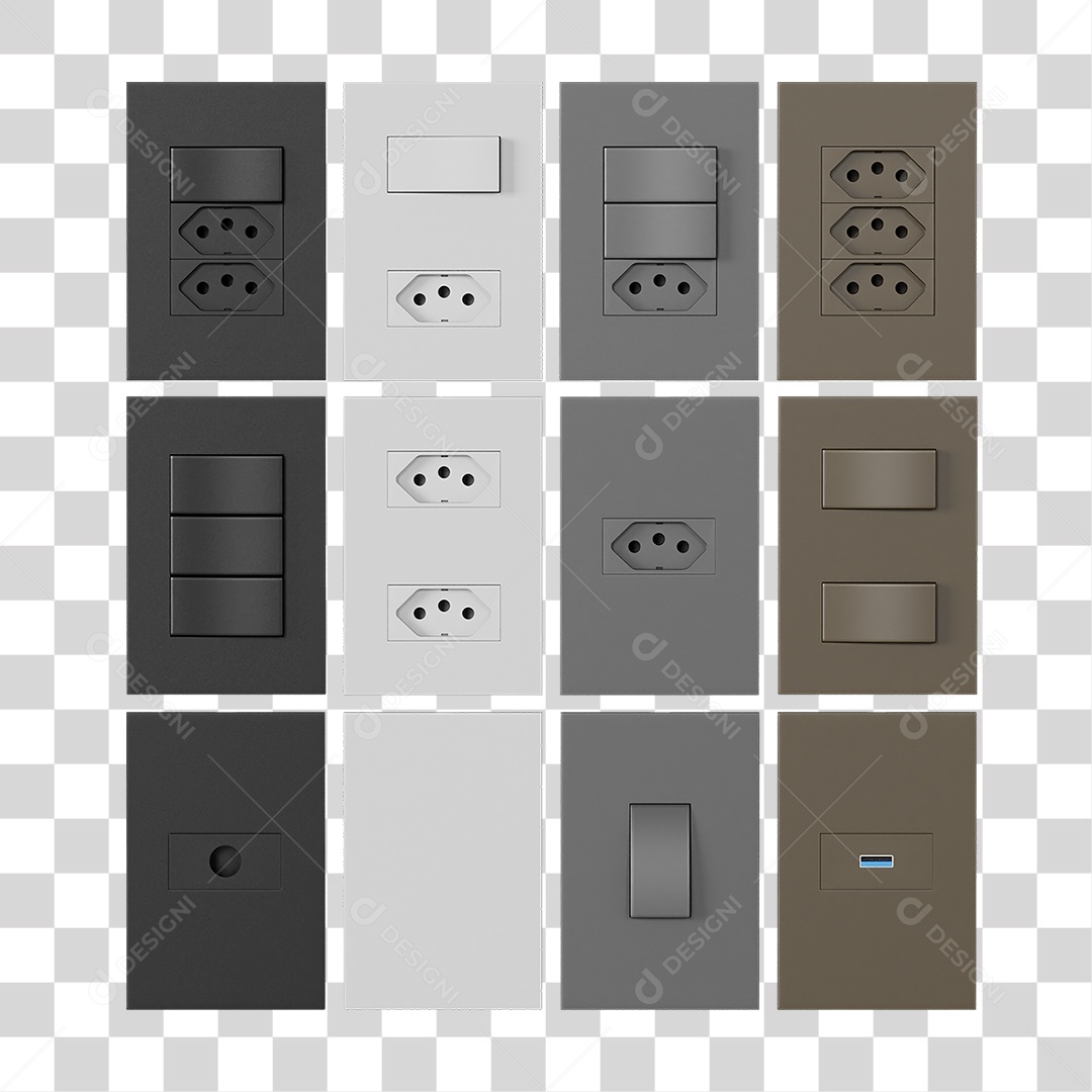 Materiais de Acabamento Elétrico Construção PNG Transparente