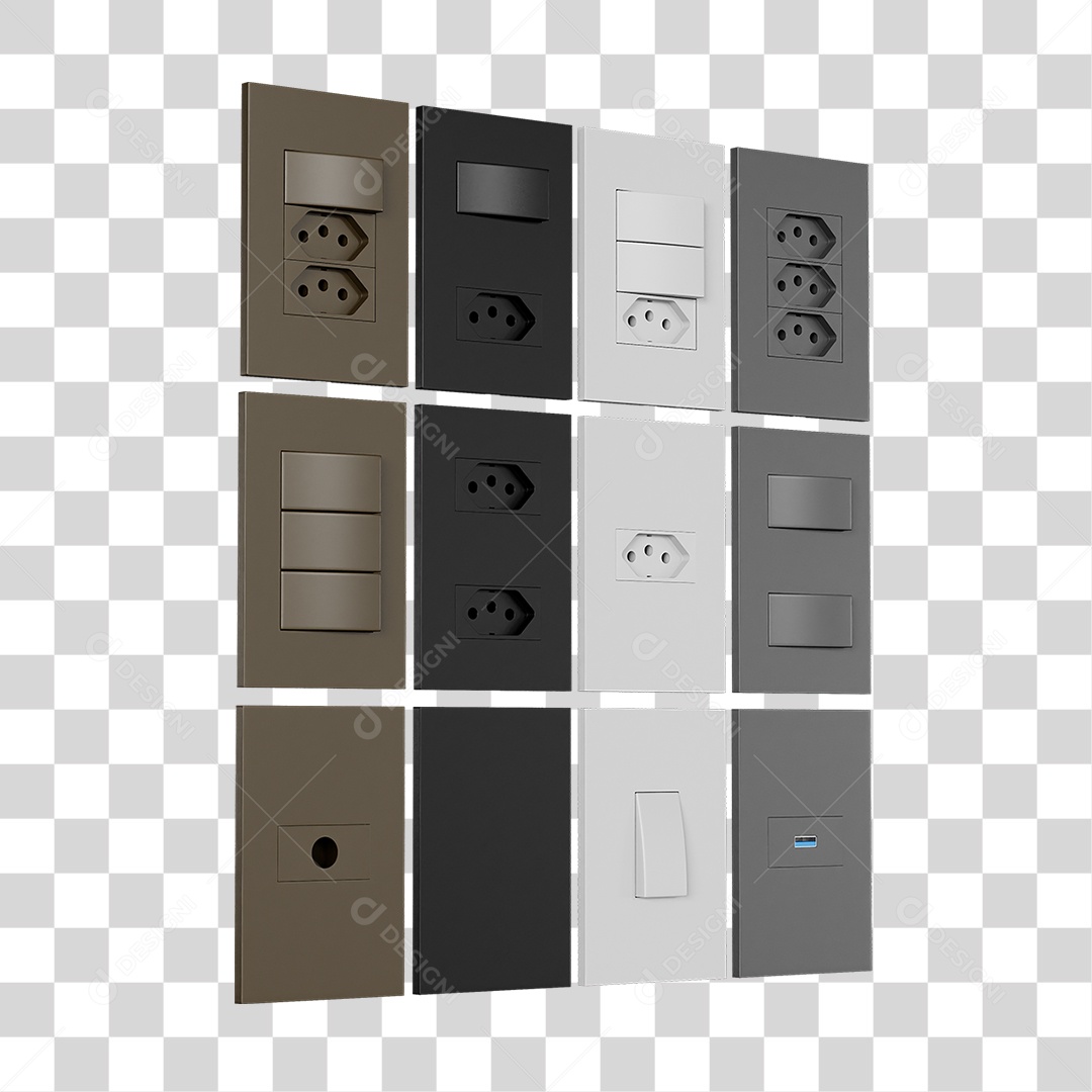 Materiais de Acabamento Elétrico Construção PNG Transparente